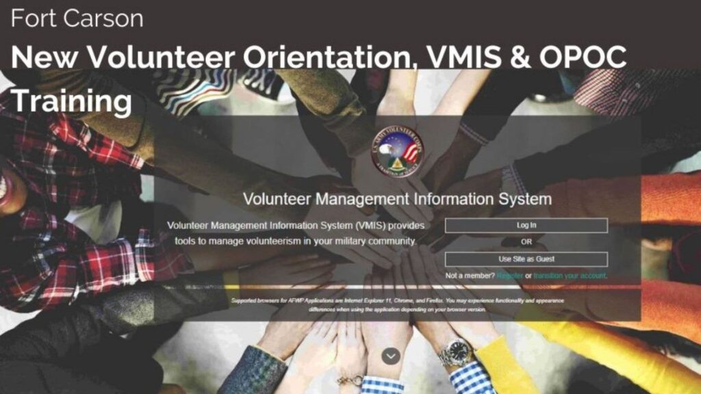 Volunteer Management Information System ( VMIS ) 1 What is a Volunteer Management Information System 2