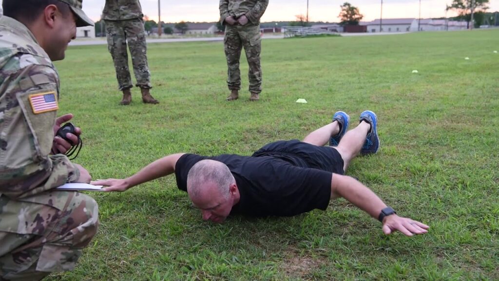 Army Combat Fitness Test (ACFT) Score Chart 3 Hand-Release Push-Up