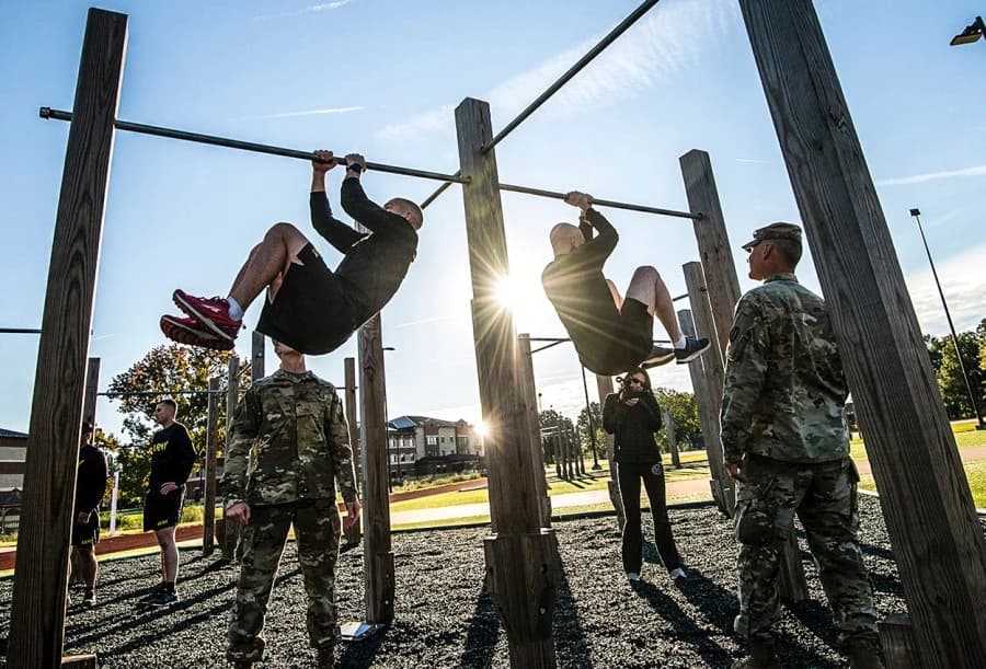 Army Combat Fitness Test (ACFT) Score Chart 5 Leg Tuck